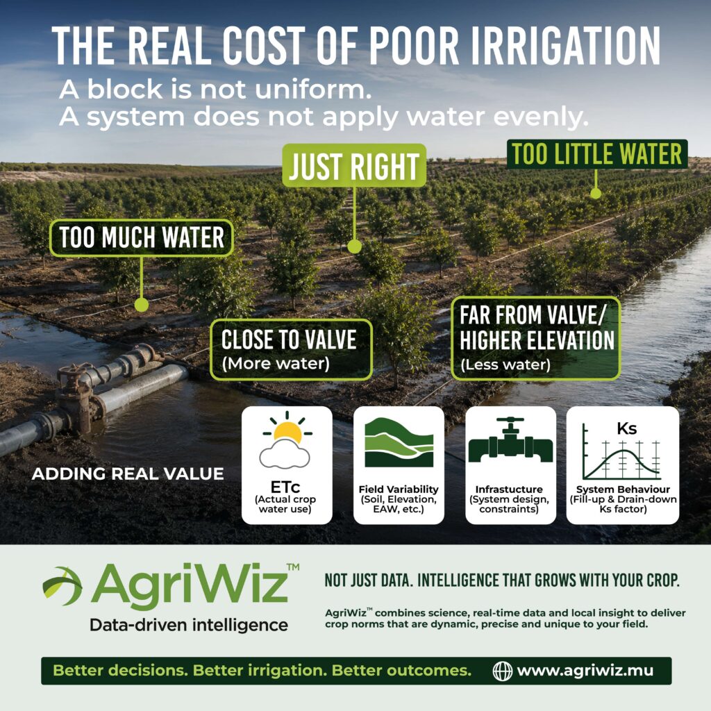 Real cost of poor irrigation